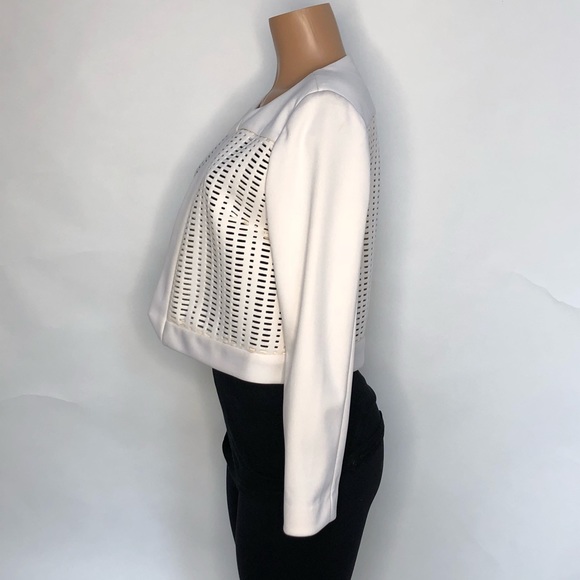 Summer White cutout blazer by Milly - Picture 4 of 7